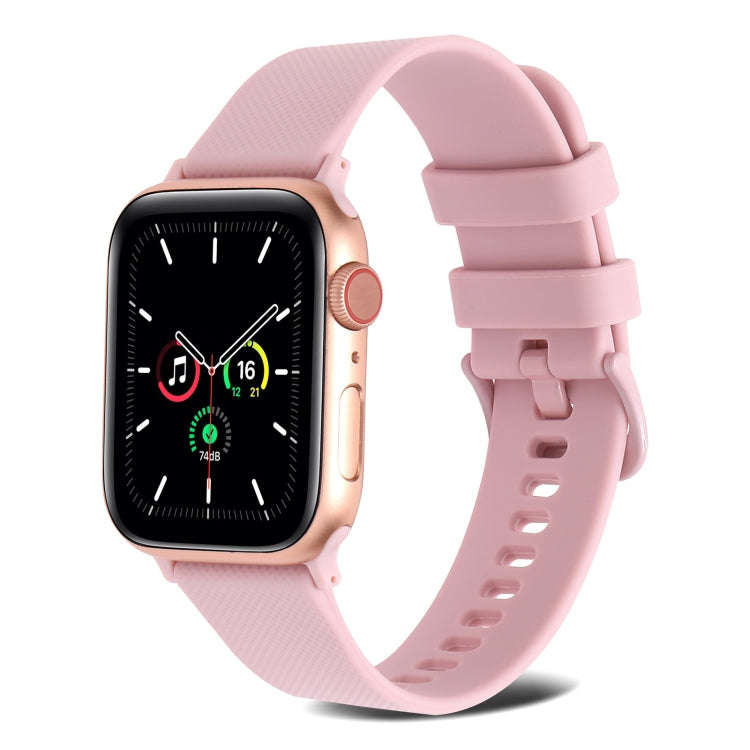 Plain Weave Silicone Watch Band For Apple Watch Ultra 49mm&Watch Ultra 2 49mm / Series 9&8&7 45mm...