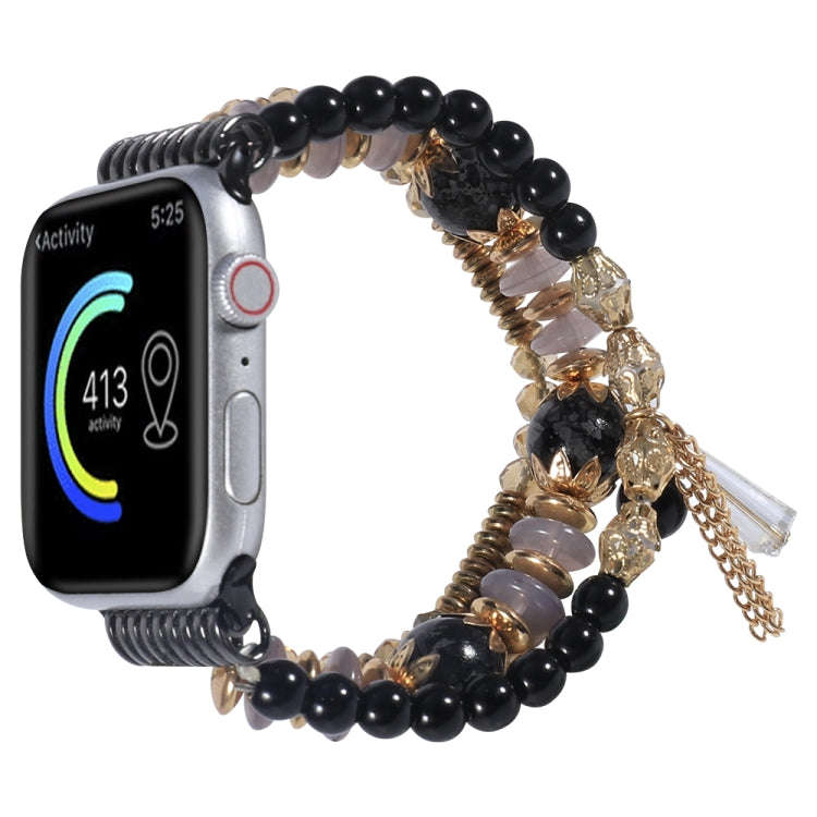 Chain Tassel Watch Band For Apple Watch Series 9&8&7 41mm / SE 3&SE 2&6&SE&5&4 40mm / 3&2&1 38mm(...