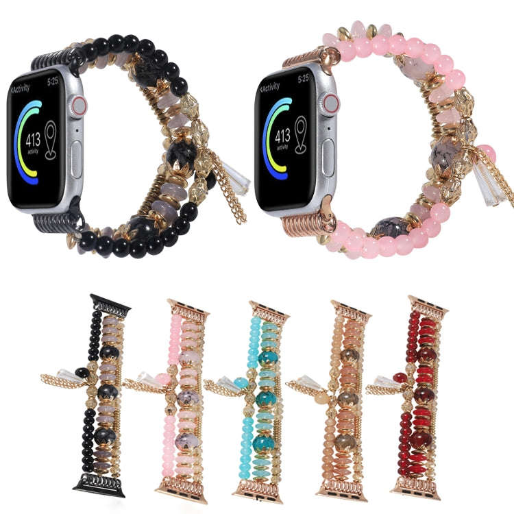 Chain Tassel Watch Band For Apple Watch Series 9&8&7 41mm / SE 3&SE 2&6&SE&5&4 40mm / 3&2&1 38mm(...
