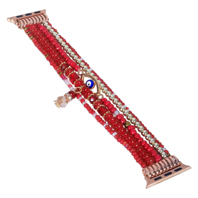 Eye Bead Chain Watch Band For Apple Watch Ultra 49mm&Watch Ultra 2 49mm / Series 9&8&7 45mm / SE ...
