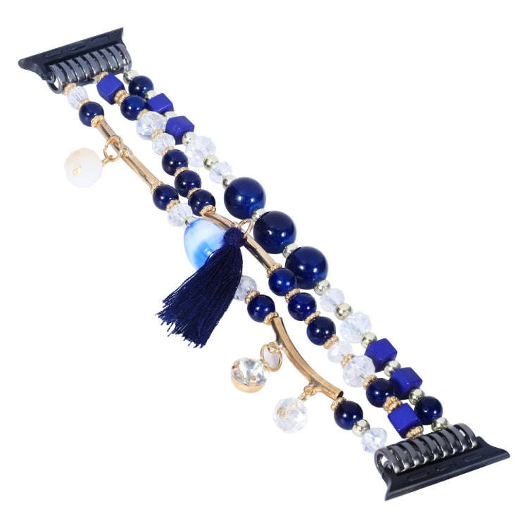 Round Bead Chain Watch Band For Apple Watch Ultra 49mm&Watch Ultra 2 49mm / Series 9&8&7 45mm / S...