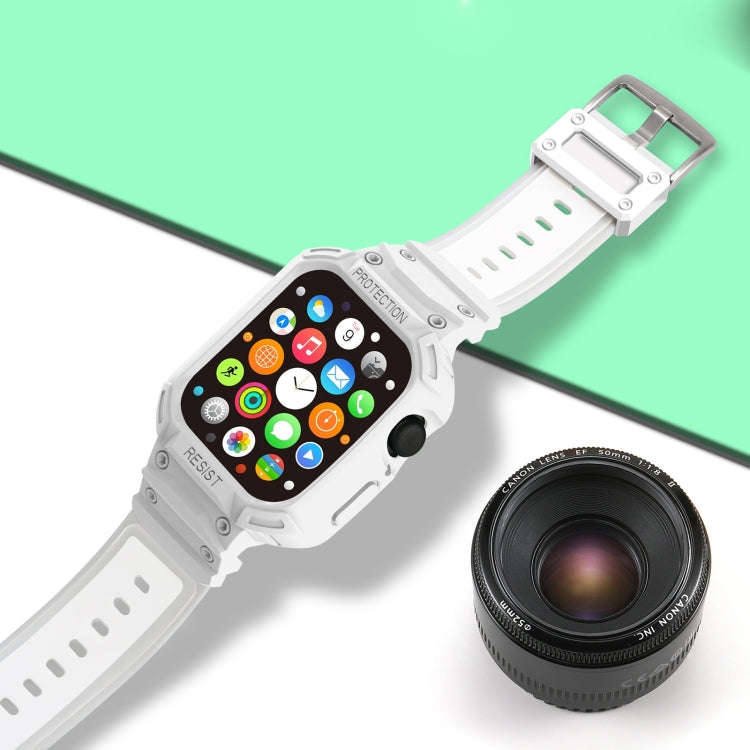 Integrated TPU Watch Band For Apple Watch Series 9&8&7 41mm / SE 3&SE 2&6&SE&5&4 40mm / 3&2&1 38m...