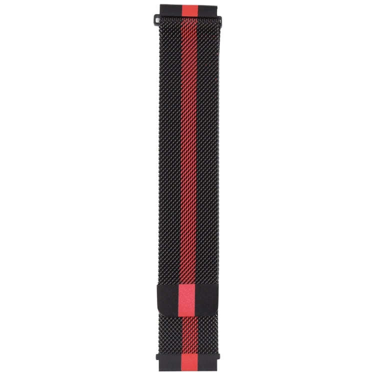 For Huawei Watch GT 3 Pro 46mm Milan Steel Watch Band(Black Red)