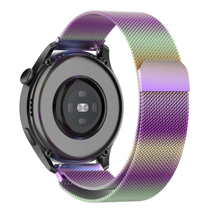 For Huawei Watch GT 3 Pro 46mm Milan Steel Watch Band(Colorful)