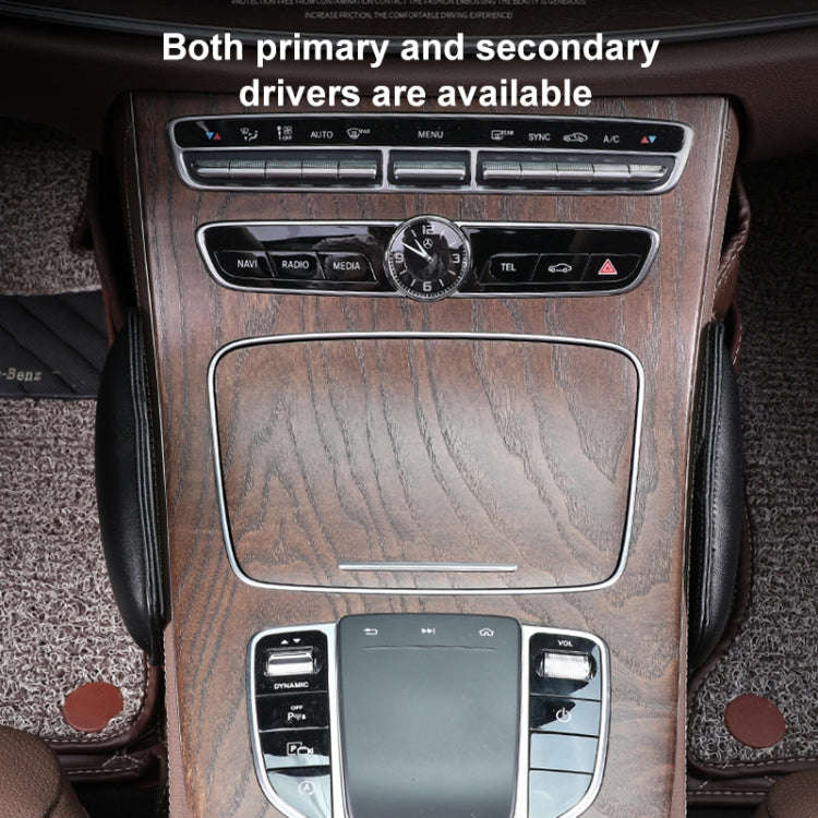 2 PCS Car Non-slip Soft Floor Protector Carpet Floor Mat Knee Bolster, Style:First Layer Cowhide(...