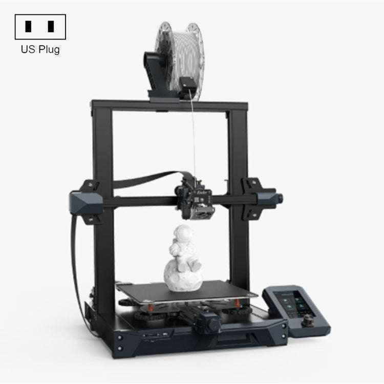 Creality Ender-3 S1 Automatic Leveling Dual Z-axis Synchronization 3D Printer, Plug:US Plug