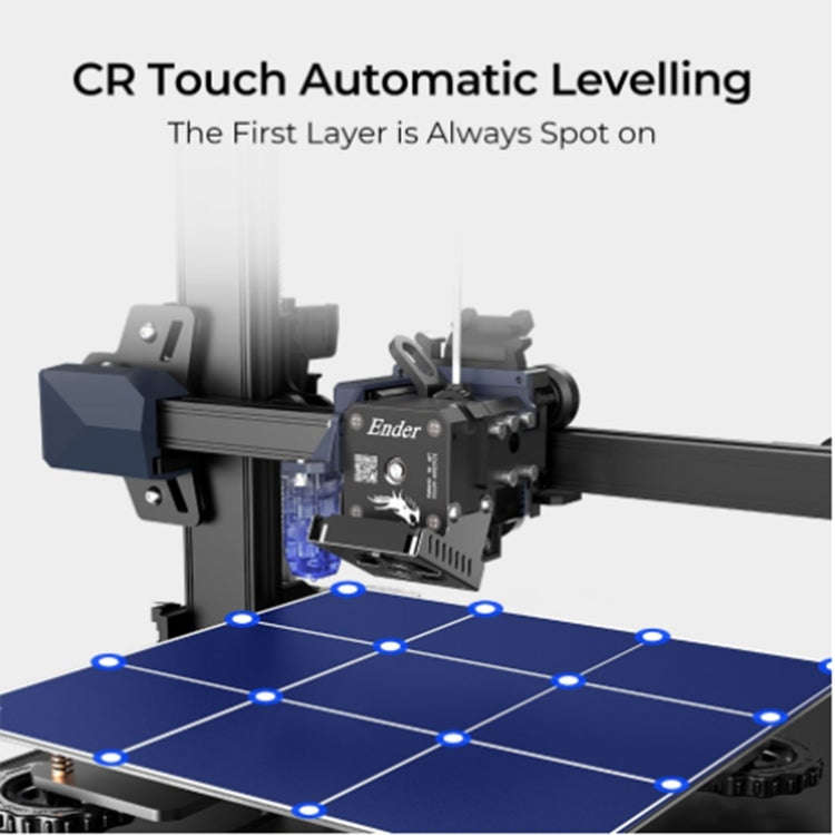 Creality Ender-3 S1 Automatic Leveling Dual Z-axis Synchronization 3D Printer, Plug:US Plug