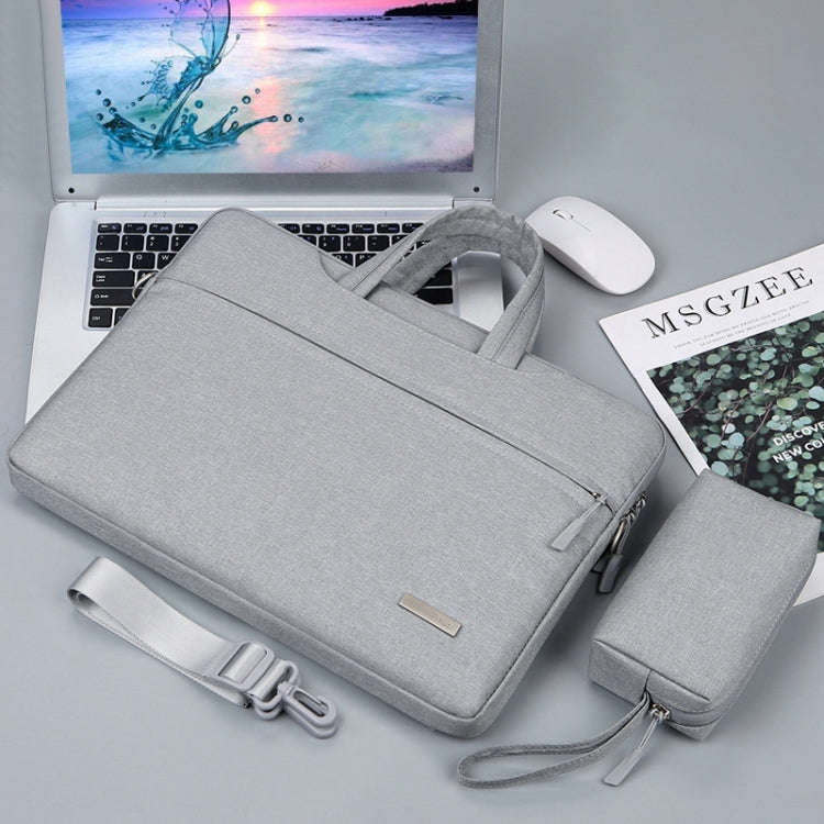 Handbag Laptop Bag Inner Bag with Shoulder Strap/Power Bag, Size:13.3 inch(Grey)