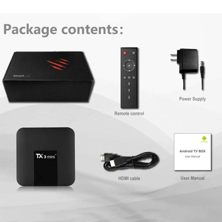 TX3 mini+  Android 11.0 Smart TV Box, Amlogic S905W2 Quad Core, Memory:4GB+32GB, 2.4GHz / 5GHz Wi...