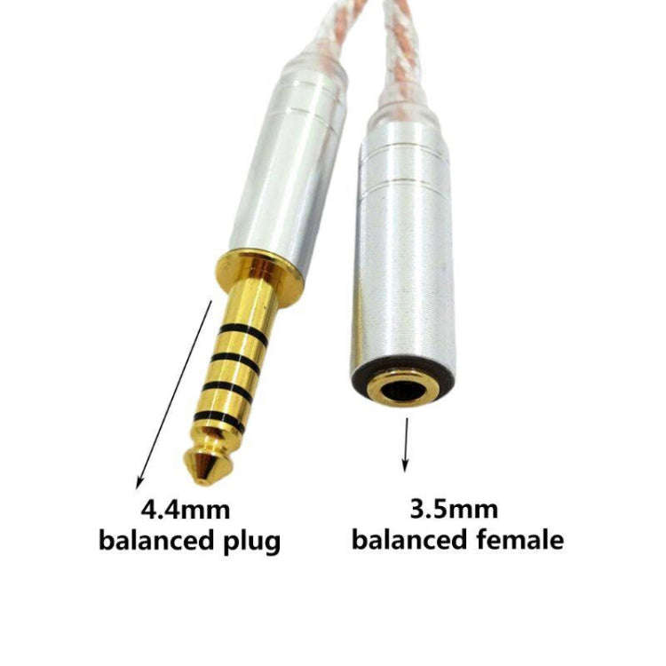 ZS0156 Balanced Inter-conversion Audio Cable(4.4 Balanced Male to 3.5 Balanced Female)