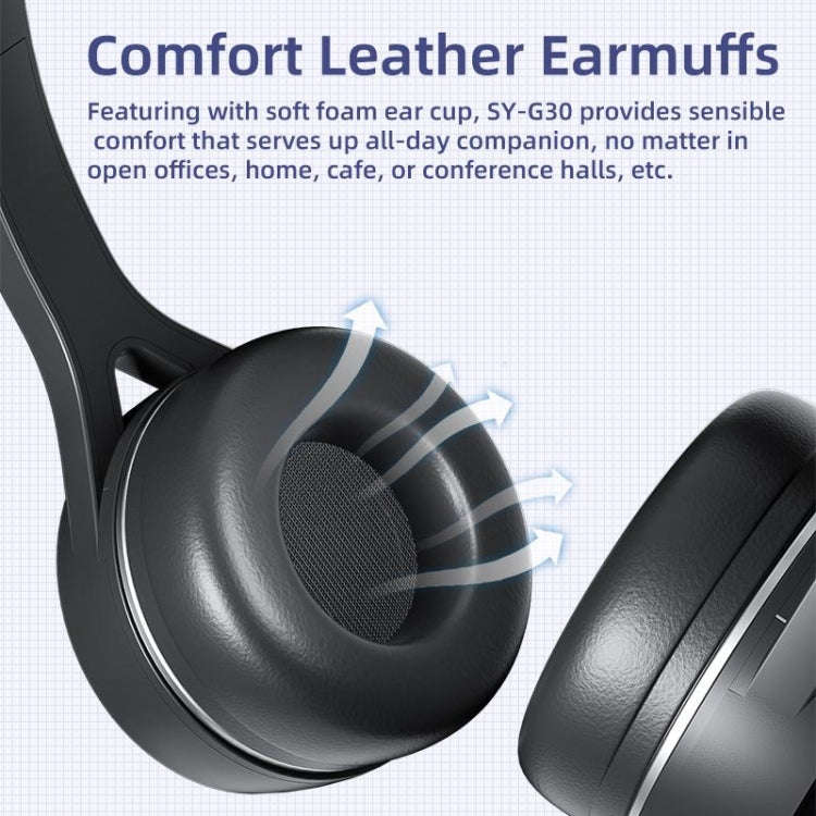 SOYTO SY-G30 Wired Noise Cancelling Ergonomic Gaming Headset, Interface:3.5mm(Black)