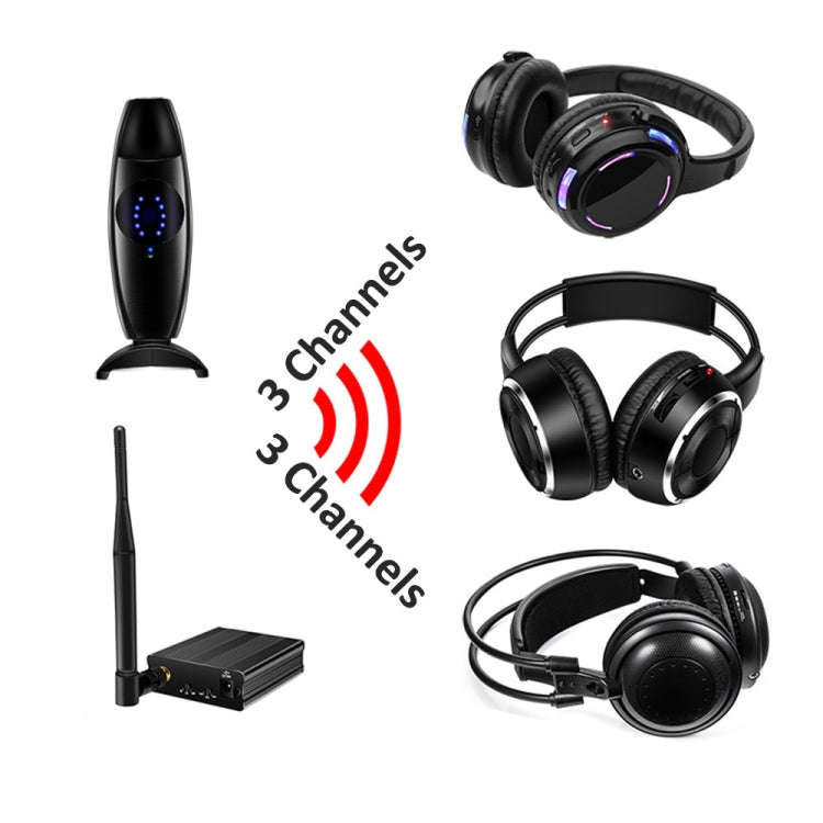 EM60 200m Power Amplifier Audio Transmitter Universal for Computer Mobile Phone Tablet, US Plug