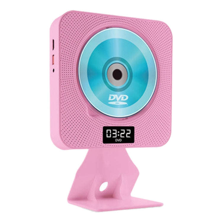 Kecag KC-608 Wall Mounted HD DVD Player Bluetooth CD Player(Pink)