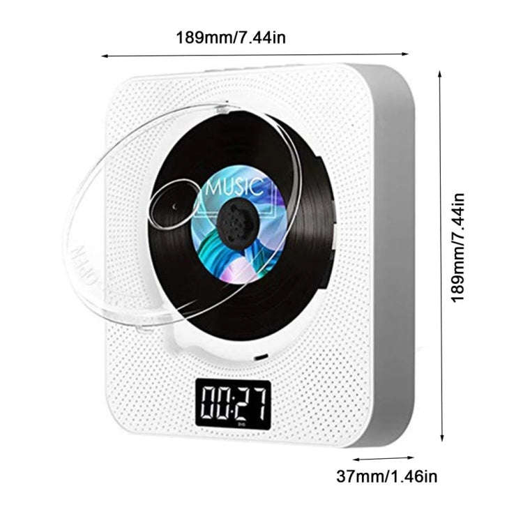 Kecag KC-608 Wall Mounted HD DVD Player Bluetooth CD Player(Blue)