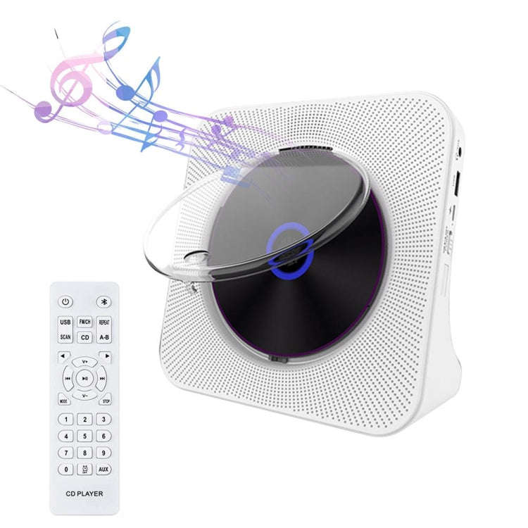 Kecag KC-806 2A Retro Bluetooth Music Disc Album CD Player, Specification:Plug-in Version(Blue)