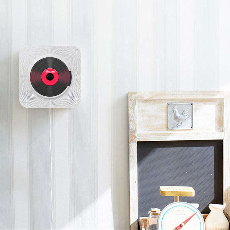 Kecag KC-808 6W Wall Mounted Bluetooth CD Player(White)