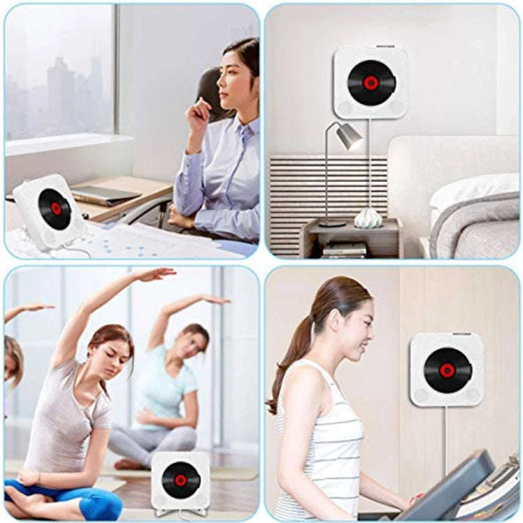 Kecag KC-809 10W Portable Bluetooth Album CD Player Player(White)