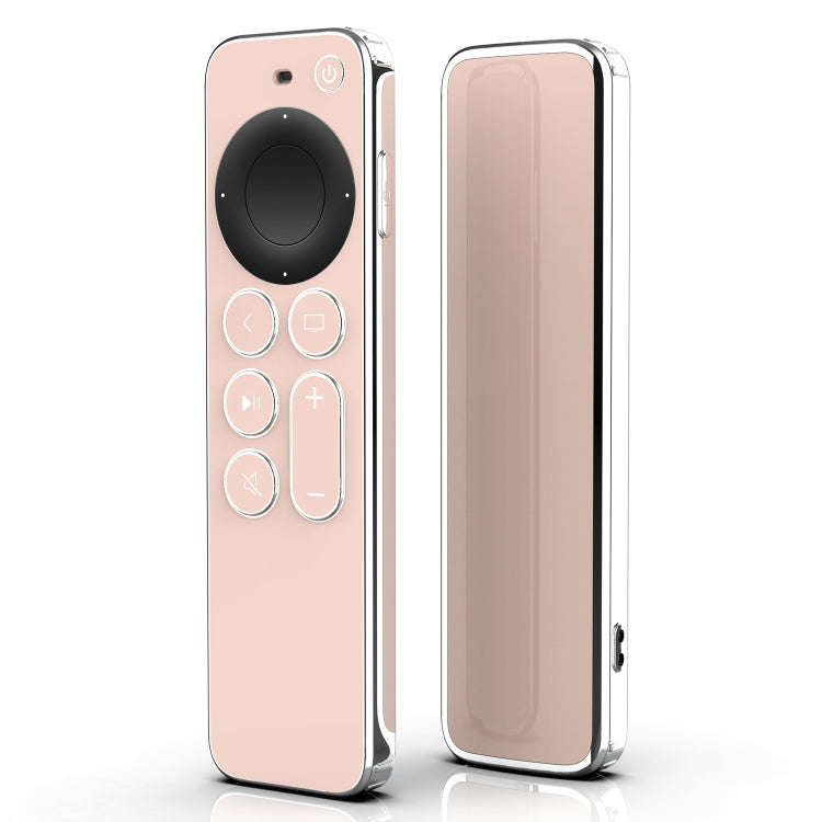 TPU Protective Case For Apple TV 4K 4th Siri Remote Control(Pink)