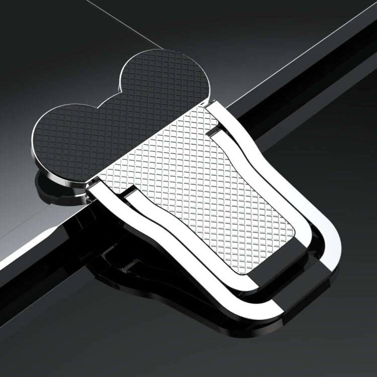 2 PCS Metal Foldable Laptop Stand Bracket(Silver)