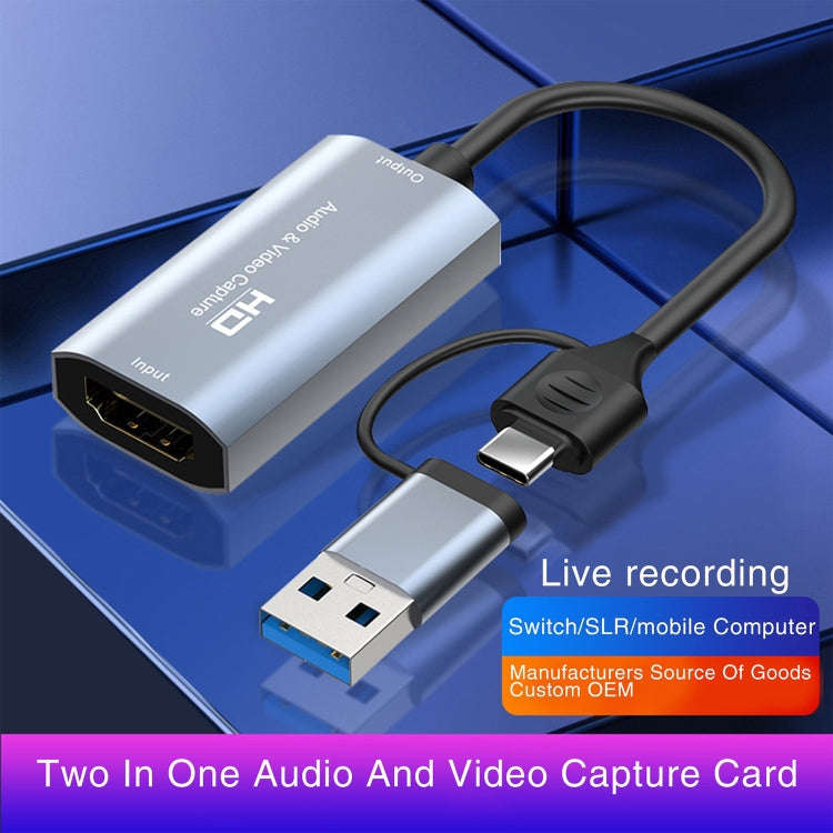 Z29 HDMI/M Female to USB-Type C/M Male HD Video Capture Card