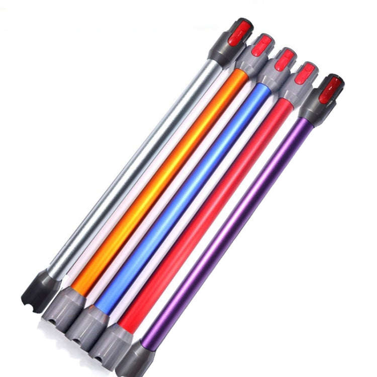 For Dyson V7 / V8 / V10 / V11 Vacuum Cleaner Extension Rod Metal Straight Pipe(Orange)