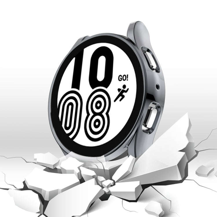 For Samsung Galaxy Watch 5 40 mm Full Coverage TPU Electroplating Protective Case(Grey)