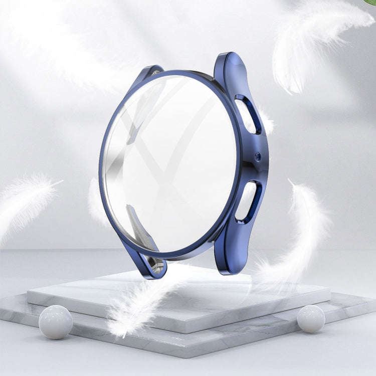 For Samsung Galaxy Watch 5 44 mm Full Coverage TPU Electroplating Protective Case(Midnight Blue)