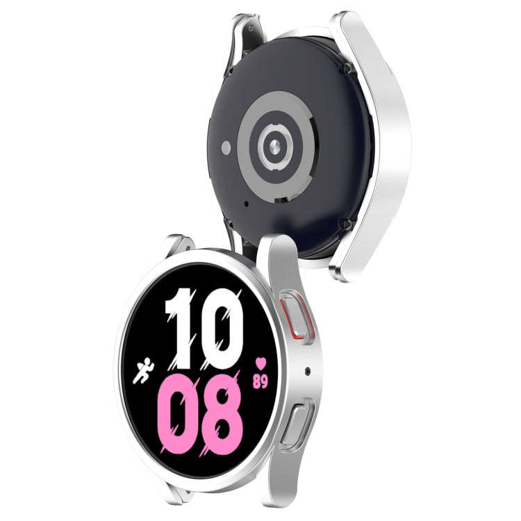 For Samsung Galaxy Watch 5 40 mm Half Coverage Hollowed PC Protective Case(Silver)