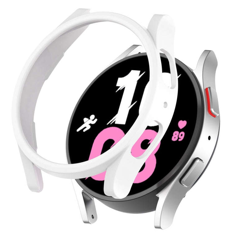 For Samsung Galaxy Watch 5 40 mm Half Coverage Hollowed PC Protective Case(White)