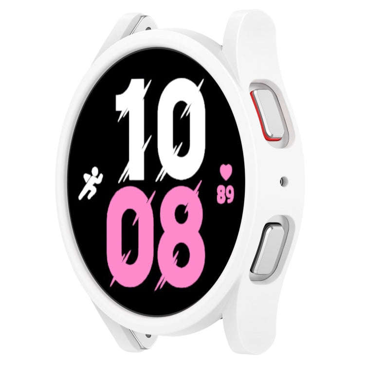 For Samsung Galaxy Watch 5 40 mm Half Coverage Hollowed PC Protective Case(White)