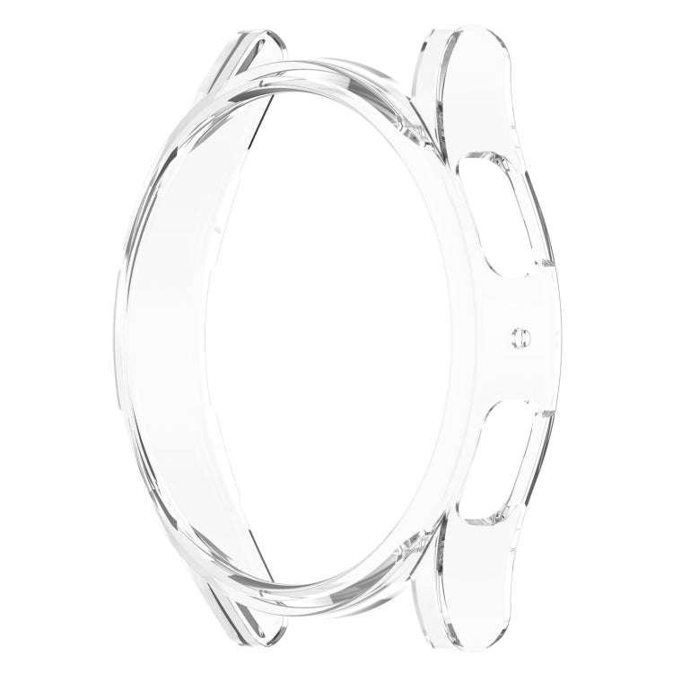 For Samsung Galaxy Watch 5 40 mm Half Coverage Hollowed PC Protective Case(Transparent White)