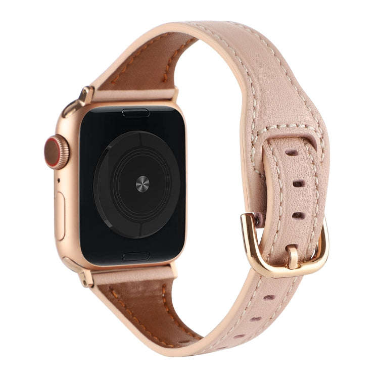 T-shaped Genuine Leather Starry Sky Watch Band For Apple Watch Series 9&8&7 41mm / SE 3&SE 2&6&SE...
