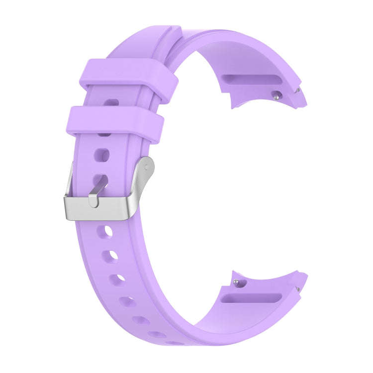 For Samsung Galaxy Watch5/Watch5 pro Silicone Watch Band(Lilac Purple)
