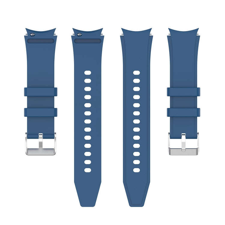 For Samsung Galaxy Watch5/Watch5 pro Silicone Watch Band(Dark Blue)