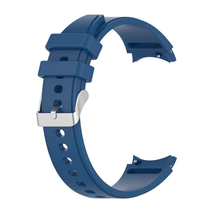 For Samsung Galaxy Watch5/Watch5 pro Silicone Watch Band(Dark Blue)