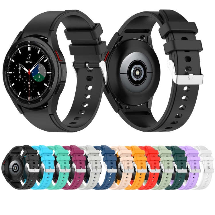 For Samsung Galaxy Watch5/Watch5 pro Silicone Watch Band(Dark Blue)