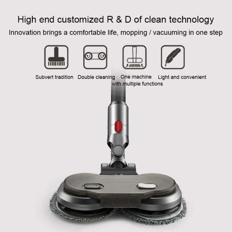 For Dyson V7 / V8 / V10 / V11 X004 Electric Mop Head Wet Towing Household Floor Cleaning Head wit...