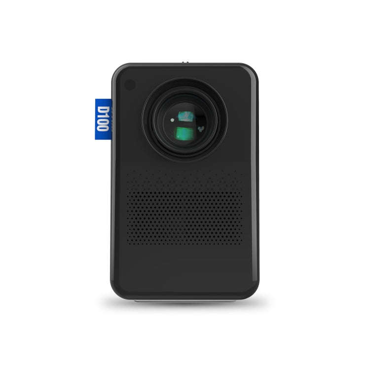 D100 180 ANSI Lumens Mini LED+LCD Smartphone Wireless Screen Mirroring Projector, Plug Type:EU Pl...