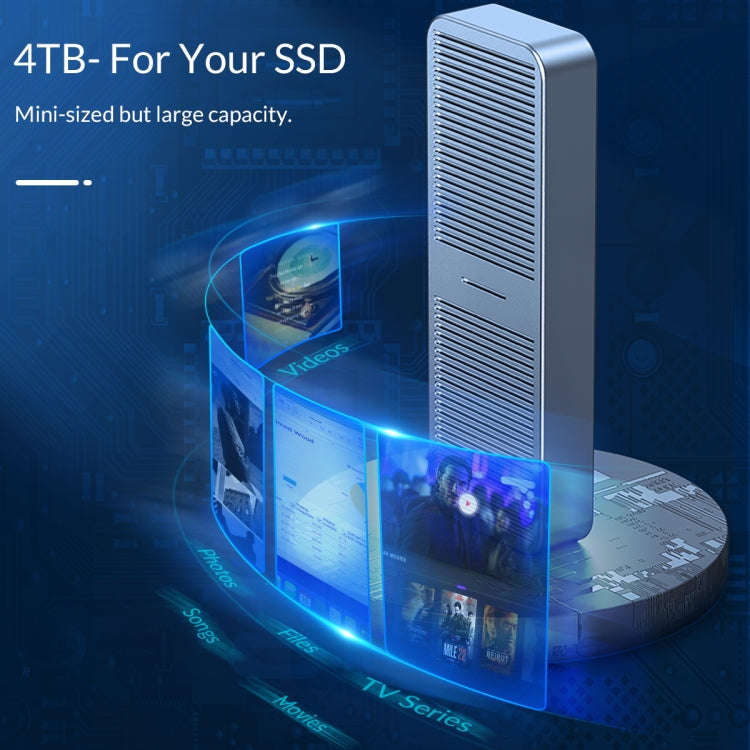 ORICO M221C3-SV M.2 NGFF 6Gbps SSD Enclosure(Silver)