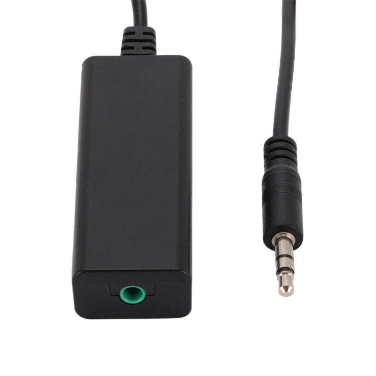 3.5mm Audio Common Ground Isolator Signal Anti-jamming Noise Reducer(Black)