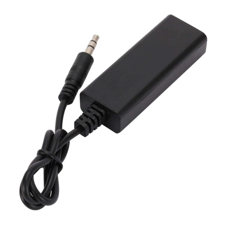 3.5mm Audio Common Ground Isolator Signal Anti-jamming Noise Reducer(Black)