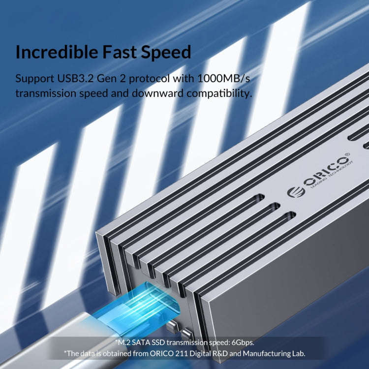 ORICO M231C3-GY M.2 NGFF SSD Enclosure(Grey)