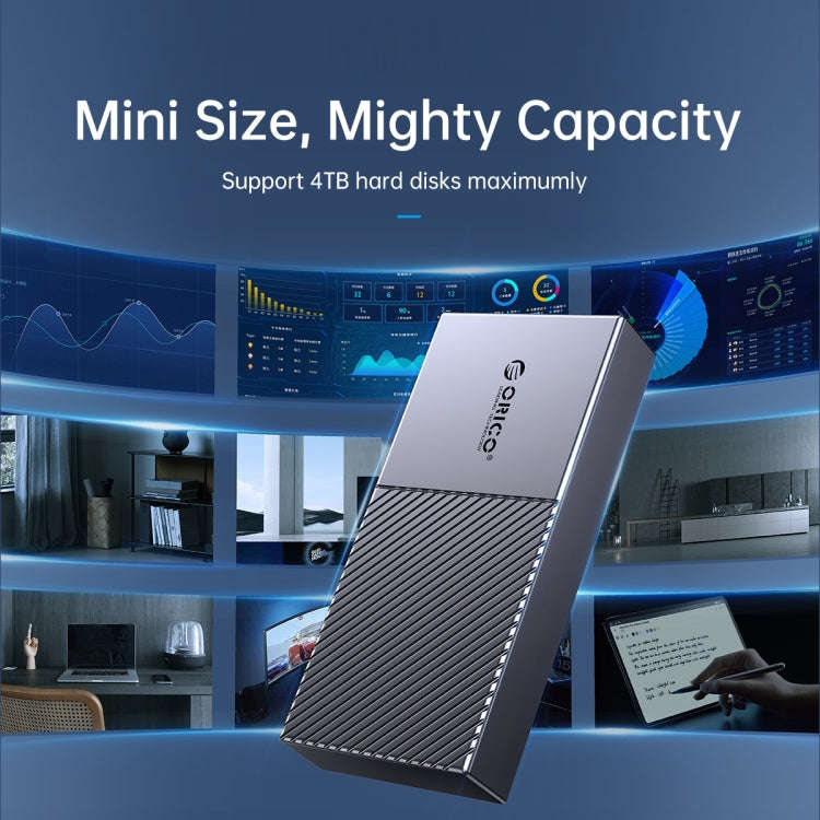 ORICO M207C3-G4-RG 20Gbps USB3.2 Gen2x2 Type-C M.2 NVMe SSD Enclosure(Gold)