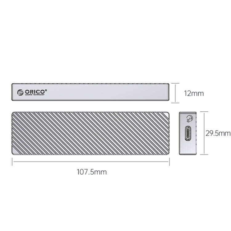 ORICO M211C3-SV M.2 NGFF SSD enclosure(Silver)