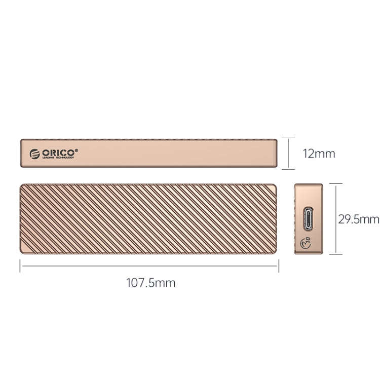 ORICO M212C3-G2-RG 10Gbps M.2 NVMe SSD Enclosure(Gold)