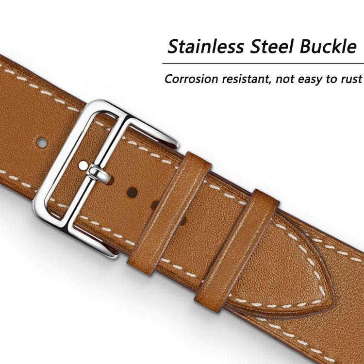 Single Lap Microfiber Leather Watch Band For Apple Watch Ultra 49mm&Watch Ultra 2 49mm / Series 9...