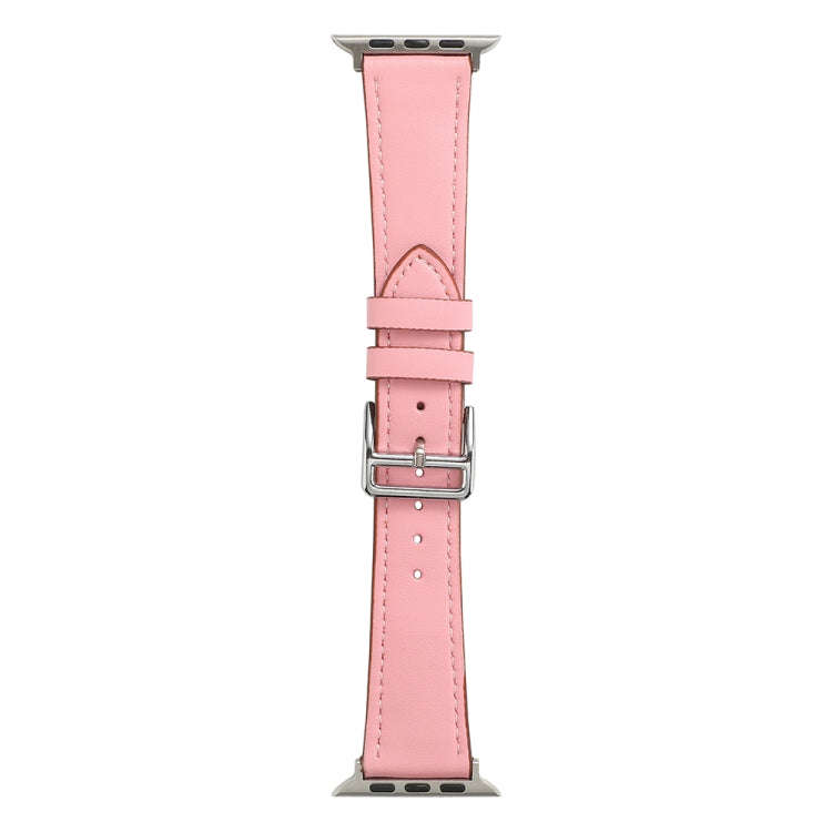 Single Lap Microfiber Leather Watch Band For Apple Watch Series 9&8&7 41mm / SE 3&SE 2&6&SE&5&4 4...