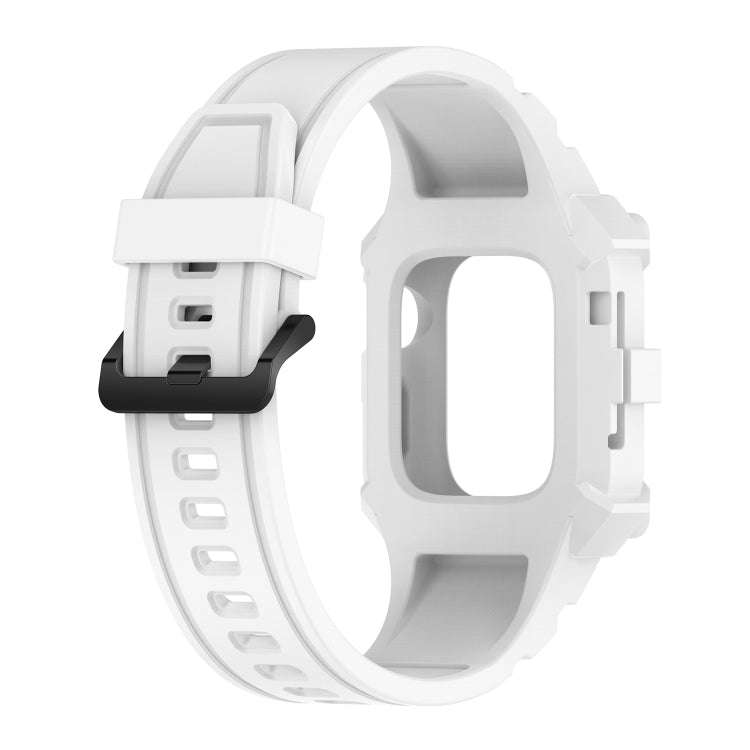 Integrated Silicone Watch Band For Apple Watch Series 9&8&7 41mm / SE 3&SE 2&6&SE&5&4 40mm / 3&2&...