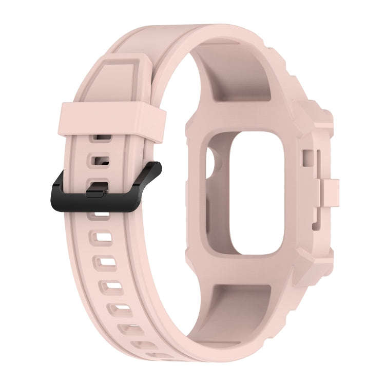 Integrated Silicone Watch Band For Apple Watch Series 9&8&7 41mm / SE 3&SE 2&6&SE&5&4 40mm / 3&2&...