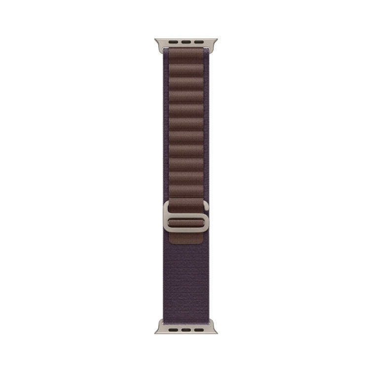 Nylon Loop Watch Band For Apple Watch 46mm / 49mm / 45mm / 44mm(Indigo Blue)